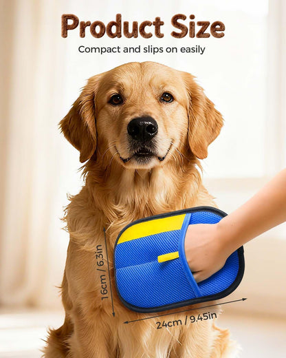 Pet Hair Removal Glove, Upgraded Thickened Pet Hair Remover Glove for Cats & Dogs, Reusable Powerful Cat Grooming Gloves, Pet Hair Remover Tool for Clothing, Couch, Furniture, Car Seats