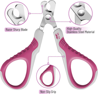 Mr. Pen- Cat Nail Clipper, Stainless Steel, Professional Sharp Cat Claw Trimmer for Small and Medium Cats, Pet Nail Clipper with Sturdy Non Slip Handle
