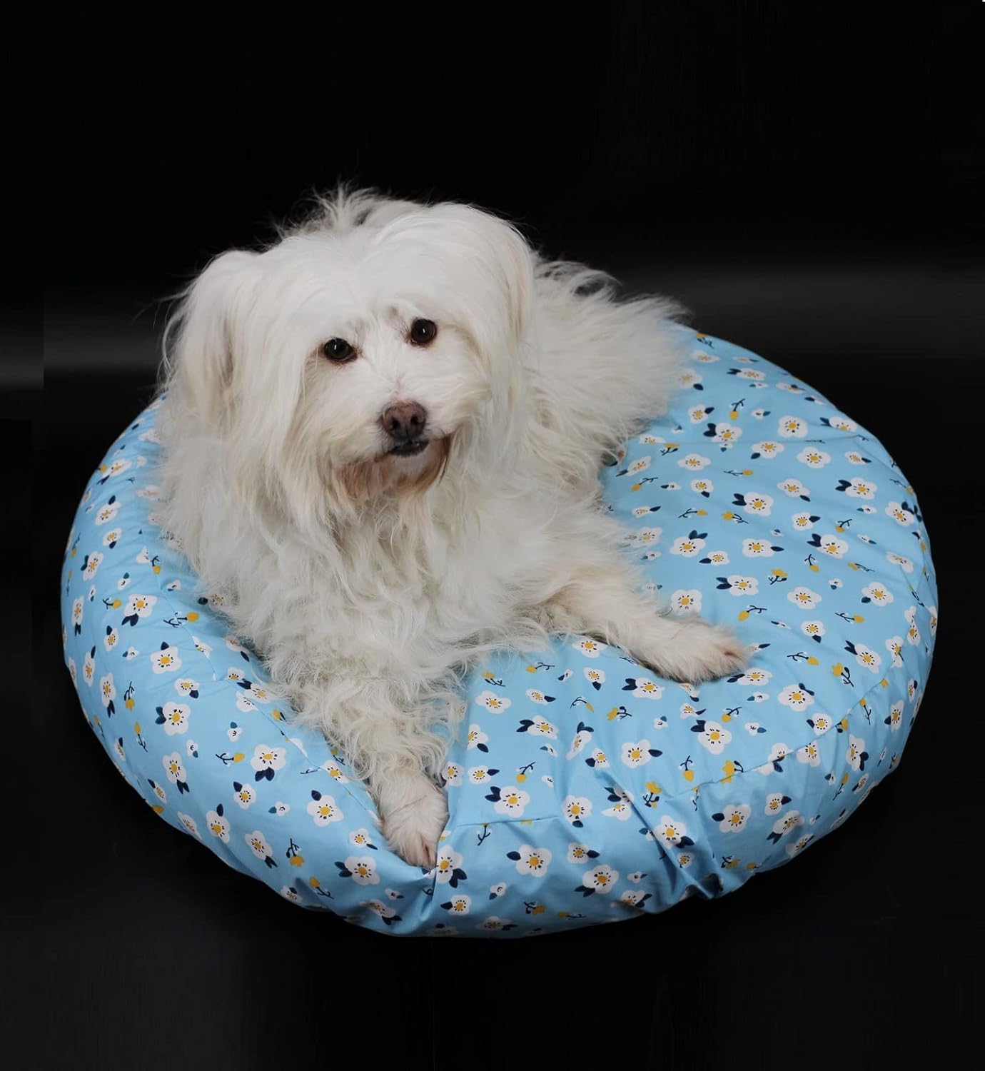 Waterproof Dog Bed Cover Replacement Round 42 Inch Grey