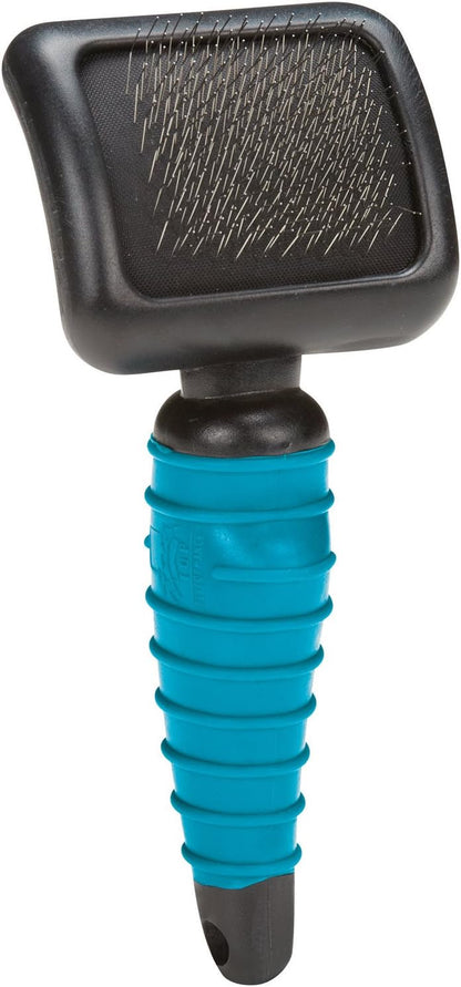 Master Grooming Tools Ergonomic Soft Slicker Brushes — Molded Brushes for Grooming Dogs - Medium, 4" x 2½"