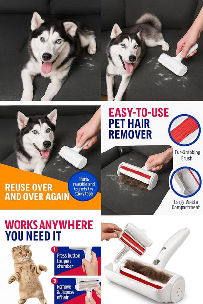 Pet Hair Remover Roller- Reusable Lint