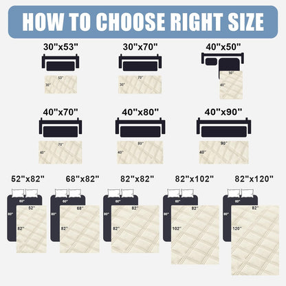 Smiry Waterproof Dog Bed Cover Blanket 30x70, Soft Reversible Pet Blanket, Washable Leakproof Cats Dogs Couch Cover for Sofa, Couch, Furniture, Grey/Dark Grey
