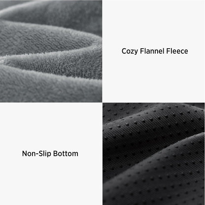 LE SURE Waterproof Dog Bed Cover Replacement Washable - Large Size for Pet Mat 36x27x3 Inches, Grey