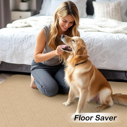 hyha Waterproof Dog Bed Blanket, Soft Pet Blankets, Waterproof Couch Cover for Dogs, Reversible Sofa Covers Washable for Furniture (30x70 Inch, Taupe/Beige)