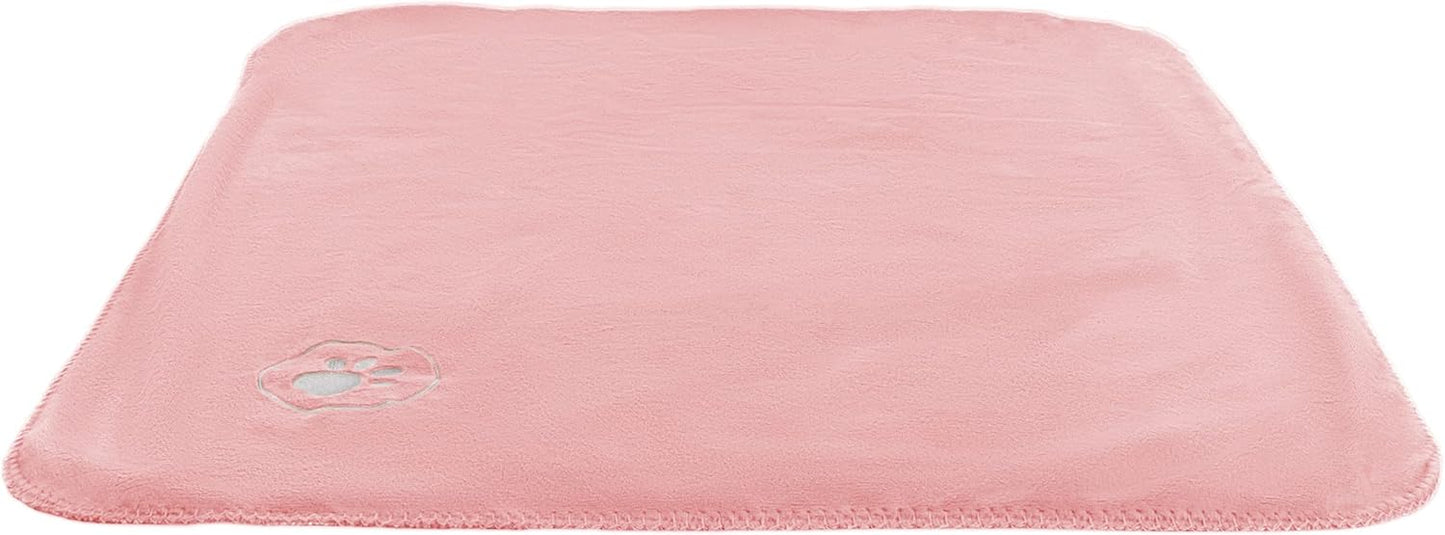 Waterproof Pet Blanket - 50x60-Inch Reversible Sherpa Fleece Throw Protects Couches, Cars, and Beds from Spills, Stains, and Fur by PETMAKER (Gray)
