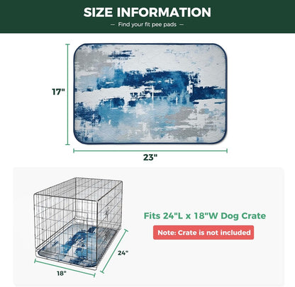 FXW Washable Pee Pads for Dogs, Puppy Pads with Super Absorbent, Specifically Designed for FXW Rollick/Homeplus 24inch 6 Panels Dog Playpen, 39" x 63" Rectangle, Khaki, 1 Pack