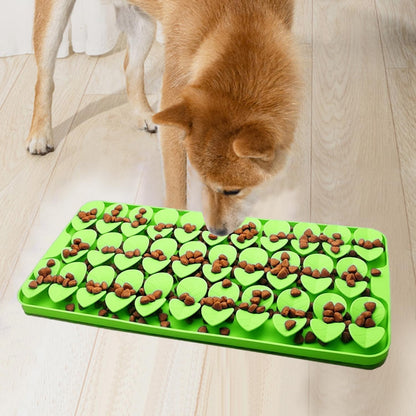 Small Silicone Snuffle Mat for Small Dogs Puppy Cat Slow Down Eating,Slow Feeder Lick Mat for Dry Wet Food for Pet Training Smell,Encourages Natural Foraging Skill,Relieving Stress