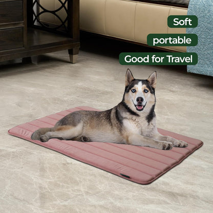 BALANCE Dog Crate Pad, Dog Foam Crate Mat Kennel Pad, Washable Water-Resistant Pet Bed Flat Dogs Cage Mat for Small Dogs