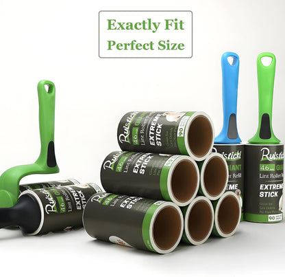10 inch Mega All-Purpose Pet Hair Lint Roller Refills Compatible with Evercare Mega Roller 10'' Wide Ultra Sticky 60 Sheets Each Refill (Pack of 6, 360 Sheets Total)
