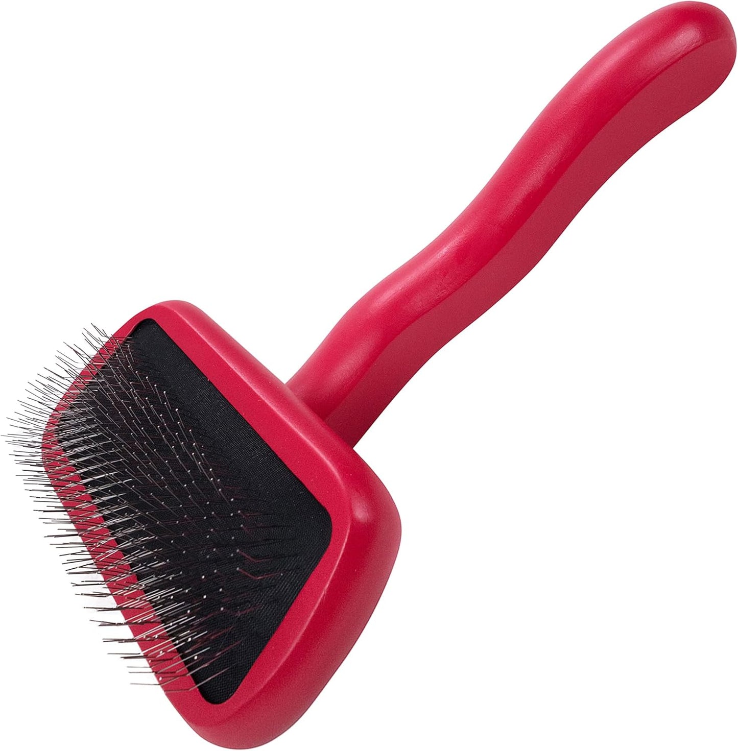 Chris Christensen Big G Dog Slicker Brush for Dogs (Goldendoodles, Labradoodles, Poodles), Groom Like a Professional, Fluff Detangle Style, Saves Time Energy, Teal, Large