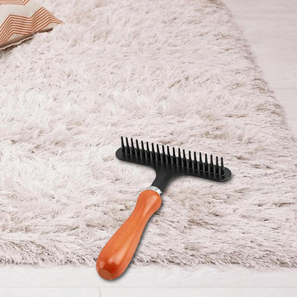 Carpet Rake Rake Handheld Quick Recovery Softness Clean Tool Portable Carpet Restoration Rake Carpet Groomer Rake for Steps Hallways