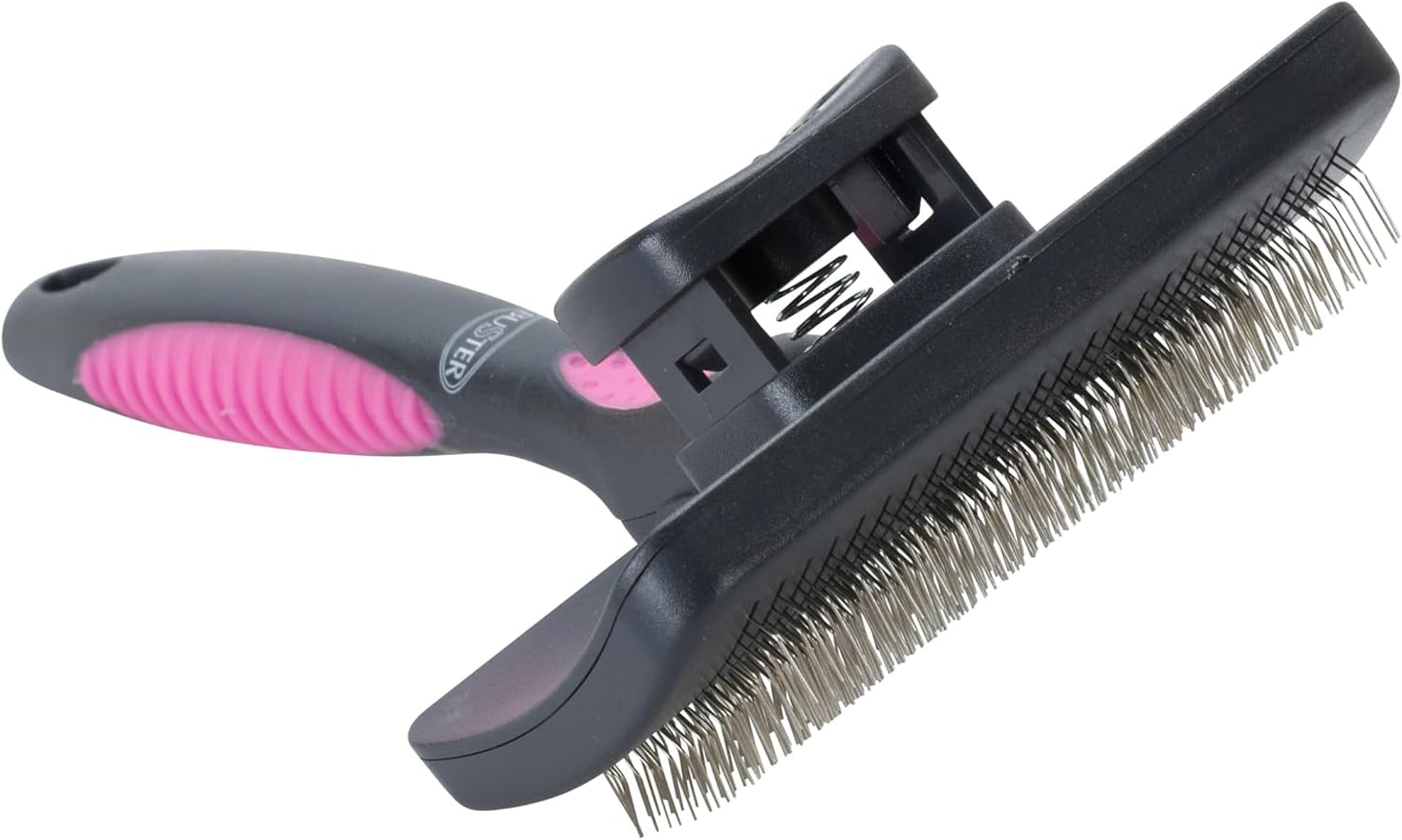 Kruuse Buster Large Premium Undercoat Rake – Fixed Pins for Gentle, Efficient Grooming