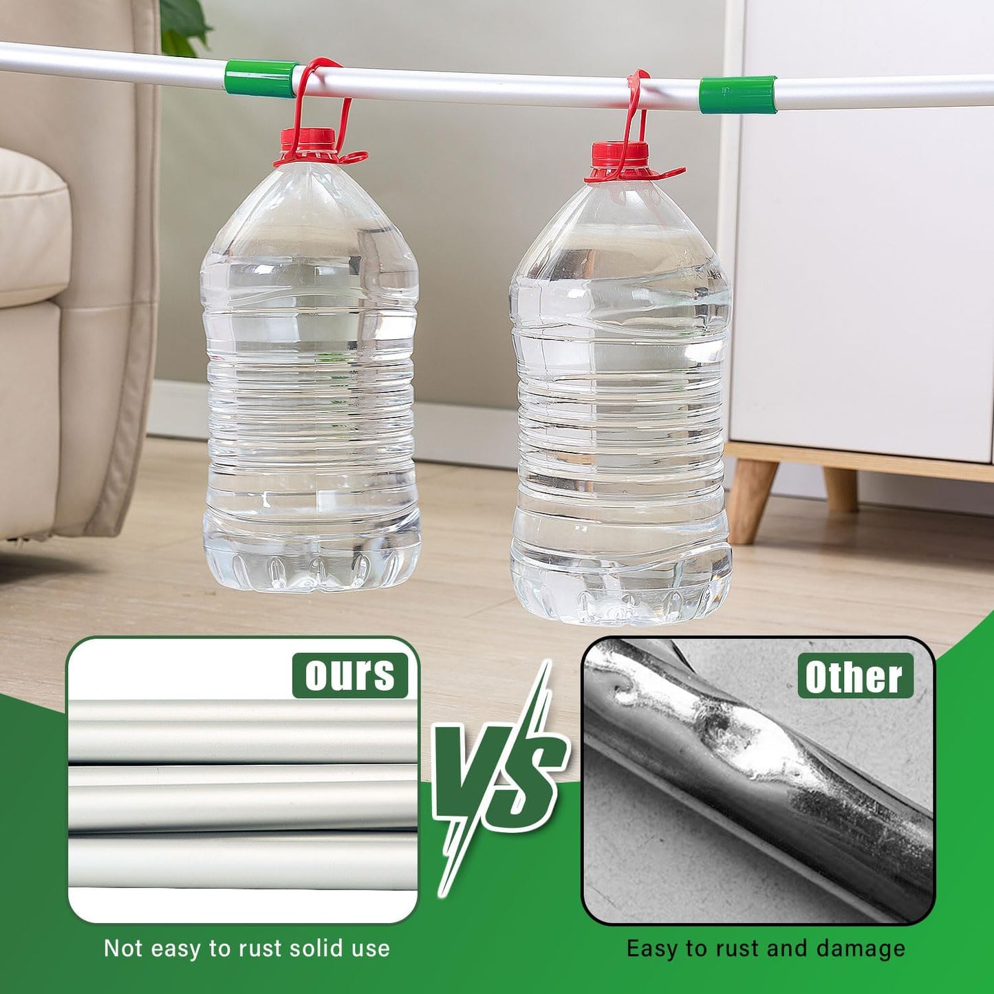 Air Broom Sweeper, Multifunction Silicone Broom, Household Floor Squeegee for Cleaning, Bathroom, Pet Hair, Dog Broom Brush Set Green