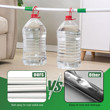 Air Broom Sweeper, Multifunction Silicone Broom, Household Floor Squeegee for Cleaning, Bathroom, Pet Hair, Dog Broom Brush Set Green