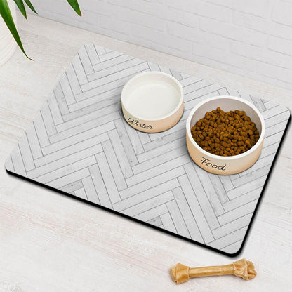 Dog Food Mats for Floors Absorbent, Pet Cat Food Mat - Quick Dry Dog Bowl Mats for Food and Water, Eco-Friendly Pet Supplies