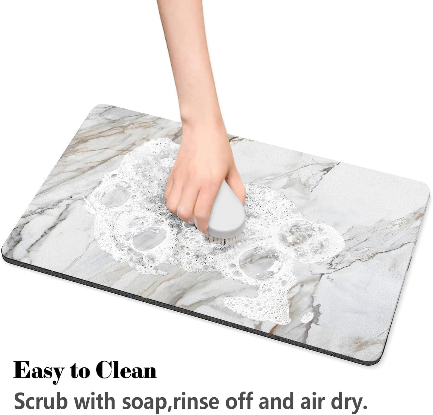 Dog Food Mats for Floors Absorbent, Pet Cat Food Mat - Quick Dry Dog Bowl Mats for Food and Water, Eco-Friendly Pet Supplies