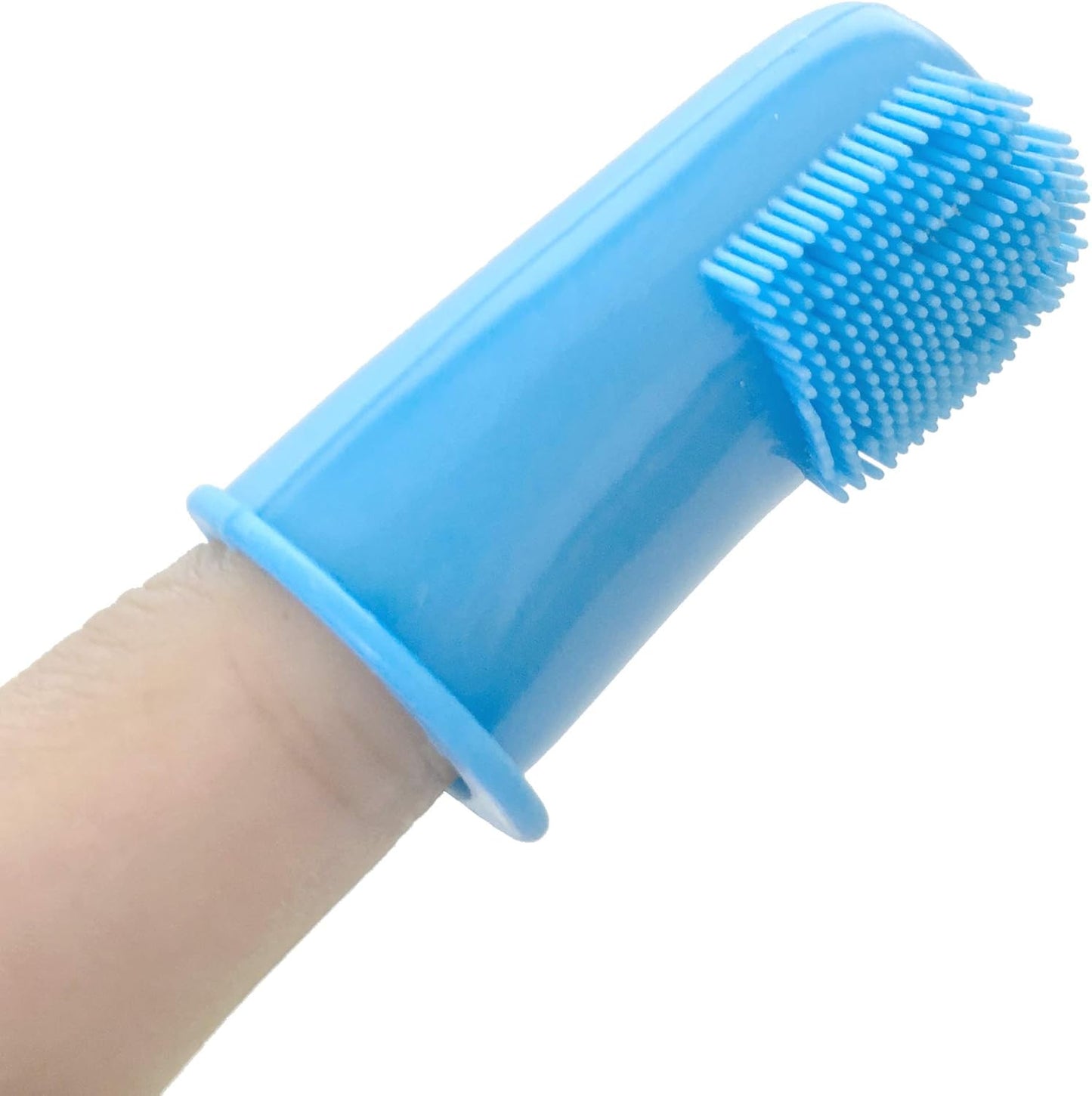 Pet Republique Dog Finger Toothbrush Set of 6 - Dental Brush for Large to Small Dogs, Cats, and Most Pets