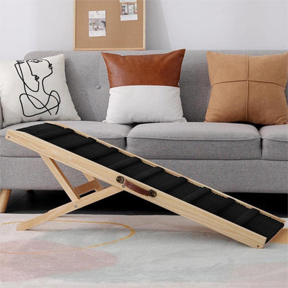 Large Dog Pet Ramp Stairs for Bed Couch Car Truck SUV,Dog Pet Ramp for Small Large Dogs Pets to Get on High Bed Truck Couch Sofa