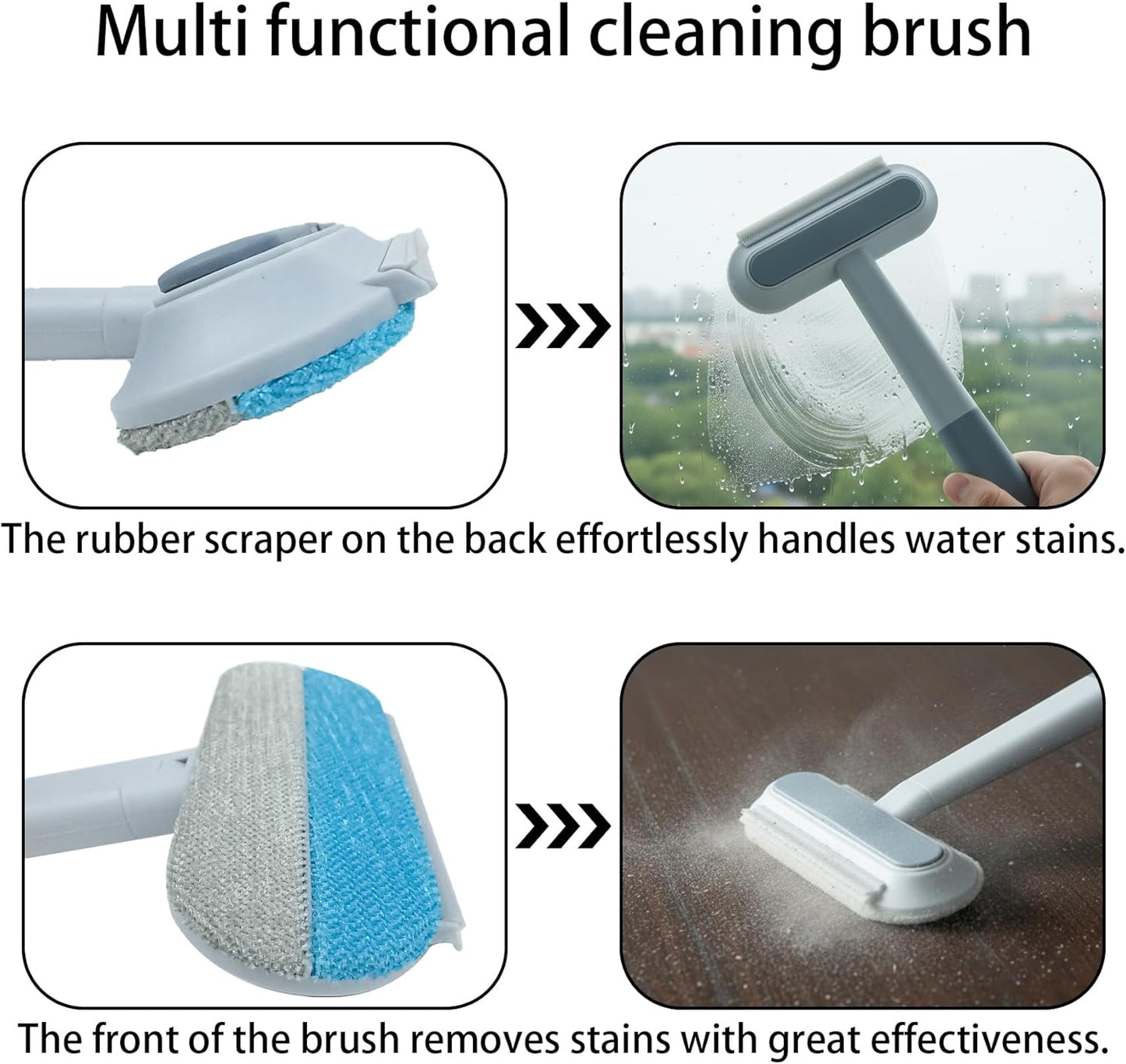 Pet Hair Remover for Furniture – Reusable & Washable Lint Brush for Dog & Cat Hair, 4-in-1 Multifunctional Fur Removal Tool for Couch, Carpet, Clothing, Bedding – Gentle on All Fabrics