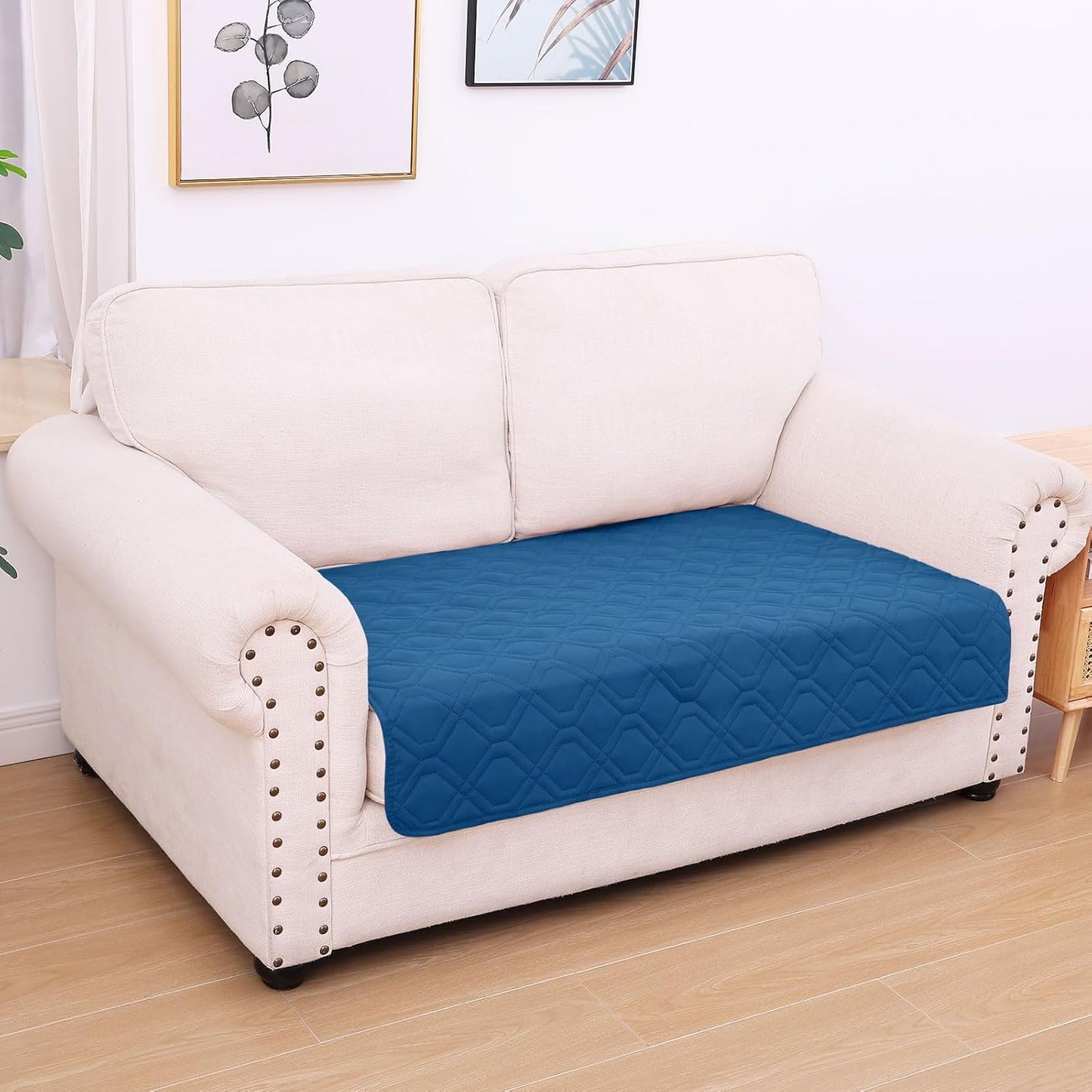 hyha Waterproof Dog Bed Blanket, Soft Pet Blankets, Waterproof Couch Cover for Dogs, Reversible Sofa Covers Washable for Furniture (30x70 Inch, Taupe/Beige)