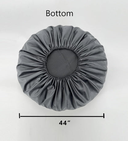 Waterproof Dog Bed Cover Replacement Round 42 Inch Grey
