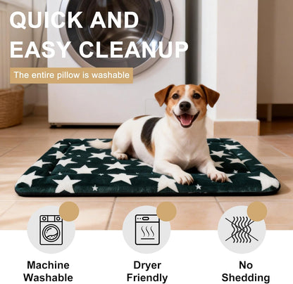 Dog Bed Mat – Soft & Comfortable Dog Kennel Pad for Crate – Durable Crate Bed & Mat for Dogs & Cats – Ideal for Crate, Kennel, and Home Use