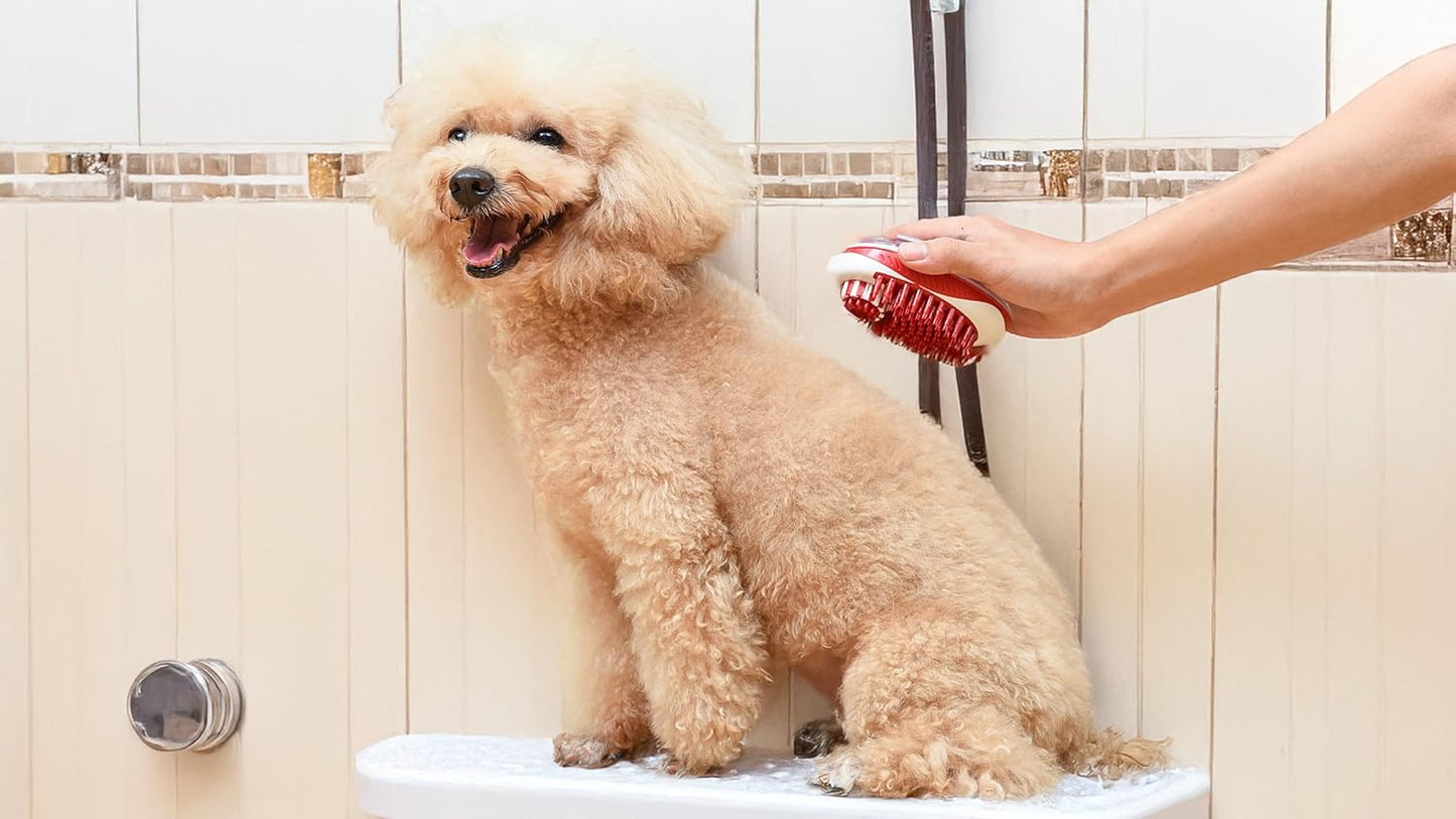 CHI for Dogs 2 in 1 Dematting and Deshedding Rake, Dual Head Dog Grooming Tool with Wide Tooth Dematting Rake and Fine Deshedding Rake, Detangler Comb for Thick Double and Long Dog Coat