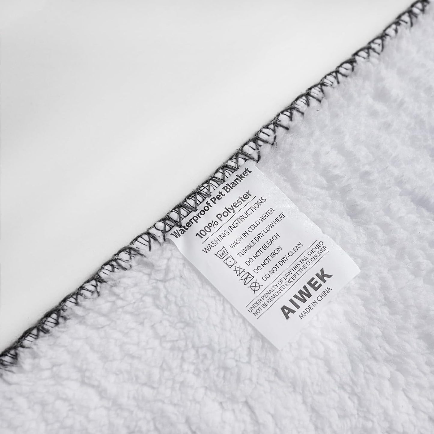 Waterproof Pet Blanket Dog Blankets, Pattern Printing Super Soft Warm Fluffy Facecloth Sofa Car Bed Protector, Urine Proof Washable Outdoor Pet Blanket for Puppy Large Dogs & Cats 40 * 30 inch