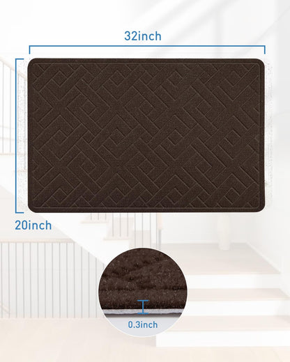 Non Slip Stair Treads for Wooden Steps,15 Pack 8" X 30" Stairs Carpet Treads Indoor with Reusable Peel and Stick Adhesive for Kids Elders and Pets