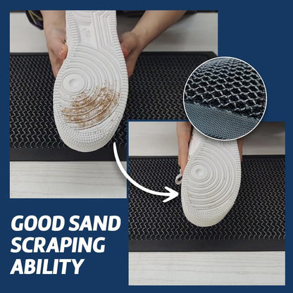 Muddy Mat® Meshy Mat™ Door Mat Heavy-Duty Quick-Dry Floor Mat, Sand & Dirt Trapper for Indoor & Outdoor, Ideal for Entrance, Mudrooms,Patios & Garages,Low-Profile,Non-Slip,Washable– Black 17"x30"x0.4"