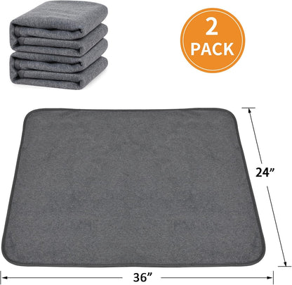 Dog Pee Pad Washable Extra Large, Instant Absorb Thicker Training Pads Non-Slip Pet Playpen Mat, Waterproof Reusable Floor Mat Ideal for Puppy Senior Dog Whelping Incontinence Housebreaking 65x48 Inch