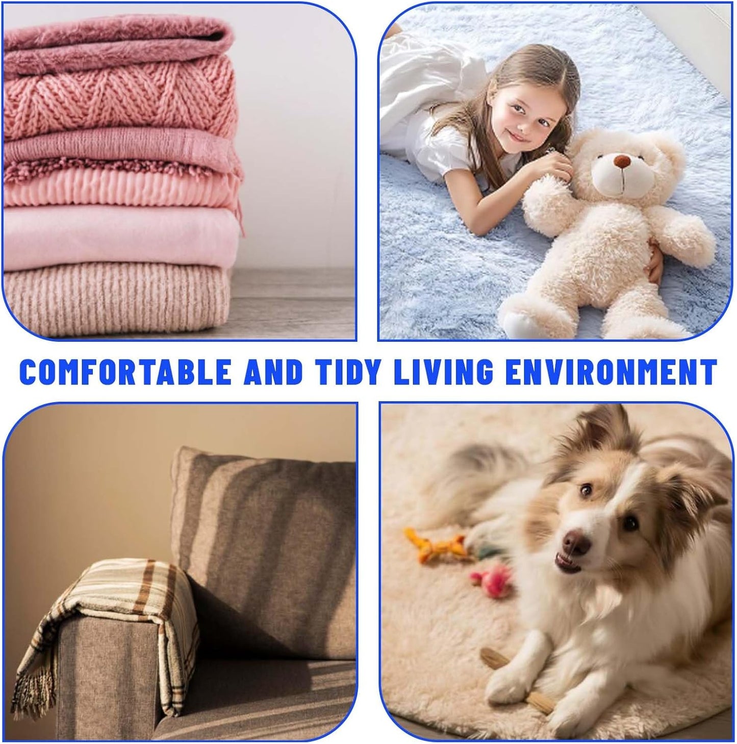 Pet Hair Removal Glove for Dogs & Cats, Newly Upgraded Reusable Electrostatic Pet Hair Glove, Magic Brush Pet Hair Remover Tool for Clothing, Couch, Carpet, Car Seat