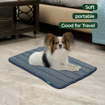 BALANCE Dog Crate Pad, Dog Foam Crate Mat Kennel Pad, Washable Water-Resistant Pet Bed Flat Dogs Cage Mat for Small Dogs