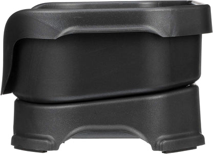 Neater Pet Brands Neater Feeder Deluxe Mess Proof Dog Bowls Elevated for Large Dogs Over 40 lbs, Made in USA, No Spill Raised Dog Food Bowl Stand Feeding Station, Food and Water Bowl Set, Black