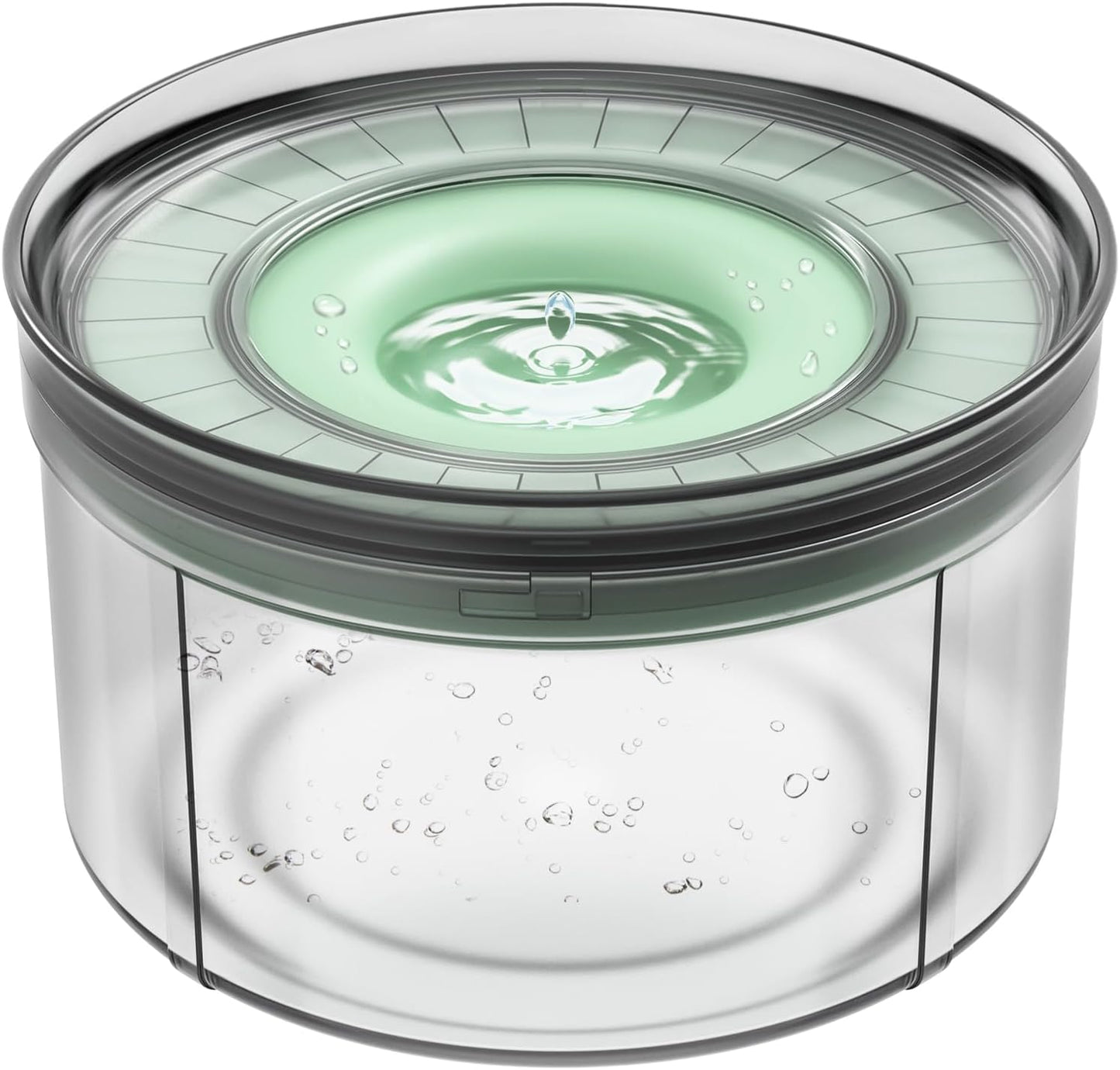 Techphardo 1Gallon No Spill Dog Water Bowl-3.8L Large Capacity, BPA-Free, Anti-Splash & Anti-Digging Design with Non-Slip Base for Messy Drinkers
