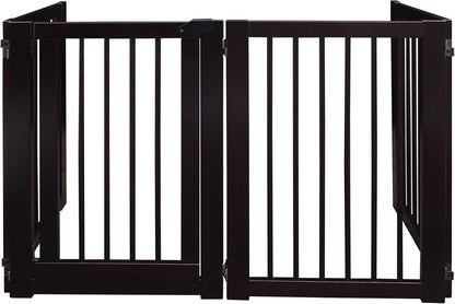 American Trails Freestanding Wooden Pet Gate with Door