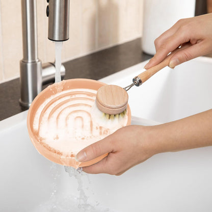 Should We Go? Slow Feeder for Dogs & Puppies, The Slowdown Bowl Silicone Slow Eating, Modern Lick Mat Design, Reduces Gulping, Fits 2 Cups, 7.5” Across x 1.5” Tall, Mealtime Challenge, Medium-Blush