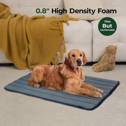 BALANCE Dog Crate Pad, Dog Foam Crate Mat Kennel Pad, Washable Water-Resistant Pet Bed Flat Dogs Cage Mat for Small Dogs