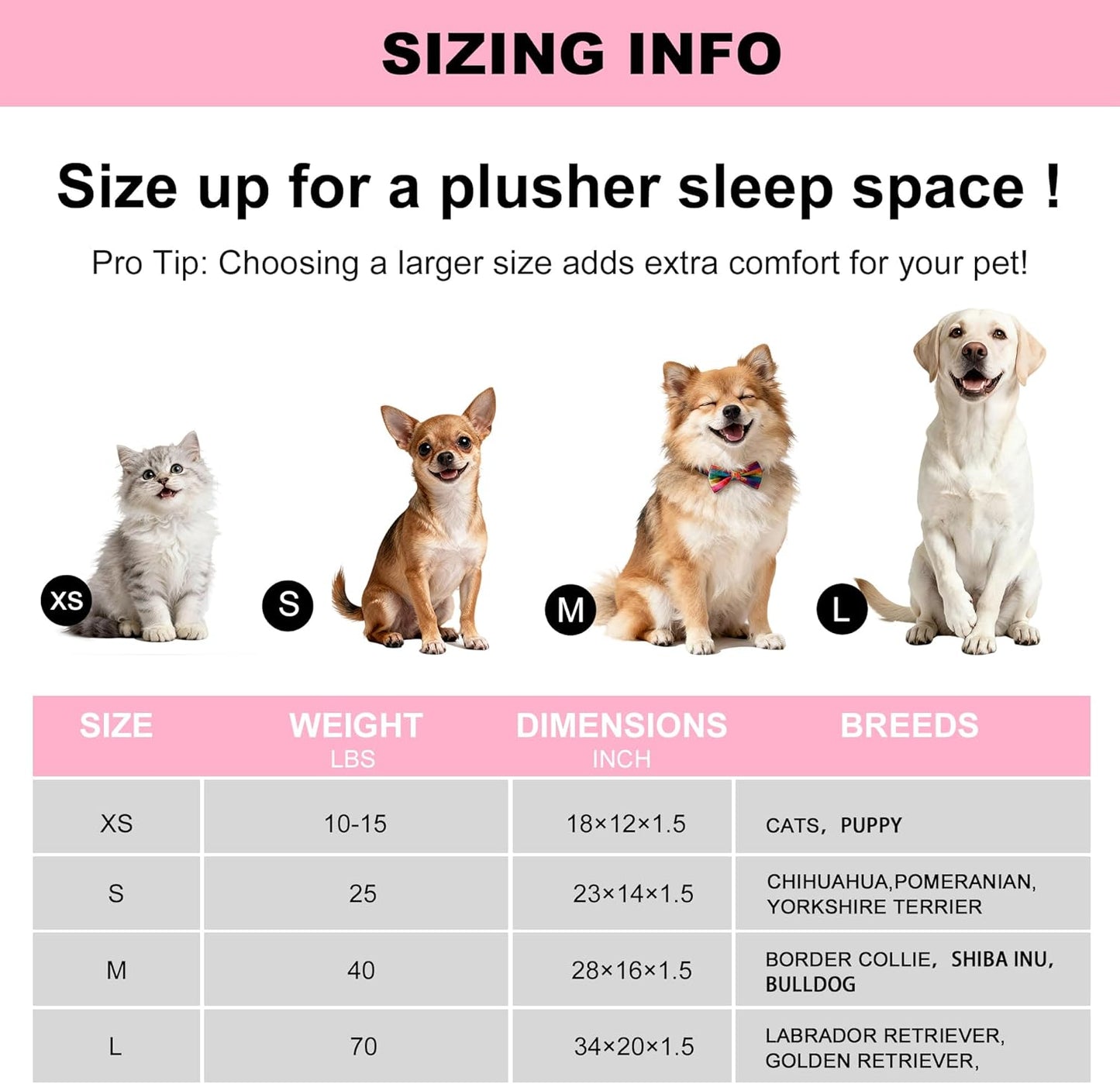 Dog Bed Mat – Soft & Comfortable Dog Kennel Pad for Crate – Durable Crate Bed & Mat for Dogs & Cats – Ideal for Crate, Kennel, and Home Use