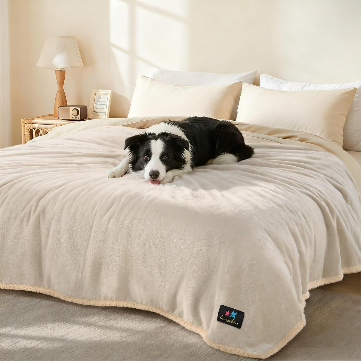 Waterproof Pet Blanket, Liquid Pee Proof Dog Blanket for Sofa Bed Couch, Reversible Sherpa Fleece Furniture Protector Cover for Small Medium Large Dogs Cats, Dark Gray Small（40" x 28"） | waterproof pet blanket sherpa fleece reversible couch cover bed