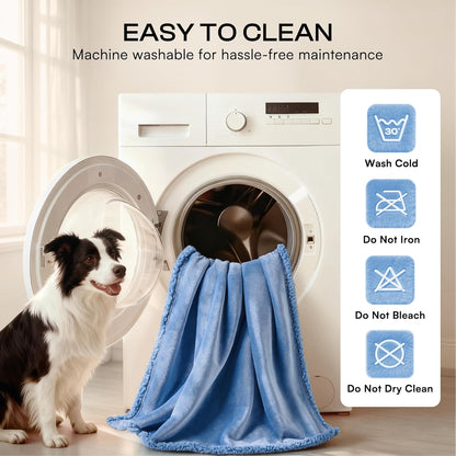 Waterproof Pet Blanket, Liquid Pee Proof Dog Blanket for Sofa Bed Couch, Reversible Sherpa Fleece Furniture Protector Cover for Small Medium Large Dogs Cats, Dark Gray Small（40" x 28"） | waterproof pet blanket sherpa fleece reversible couch cover bed