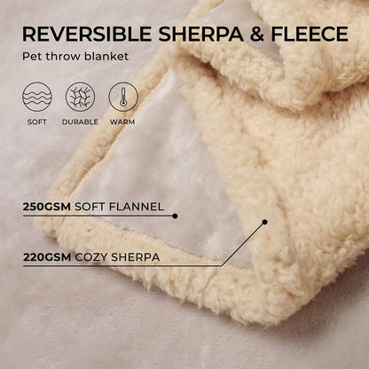 Waterproof Pet Blanket, Liquid Pee Proof Dog Blanket for Sofa Bed Couch, Reversible Sherpa Fleece Furniture Protector Cover for Small Medium Large Dogs Cats, Dark Gray Small（40" x 28"） | waterproof pet blanket sherpa fleece reversible couch cover bed