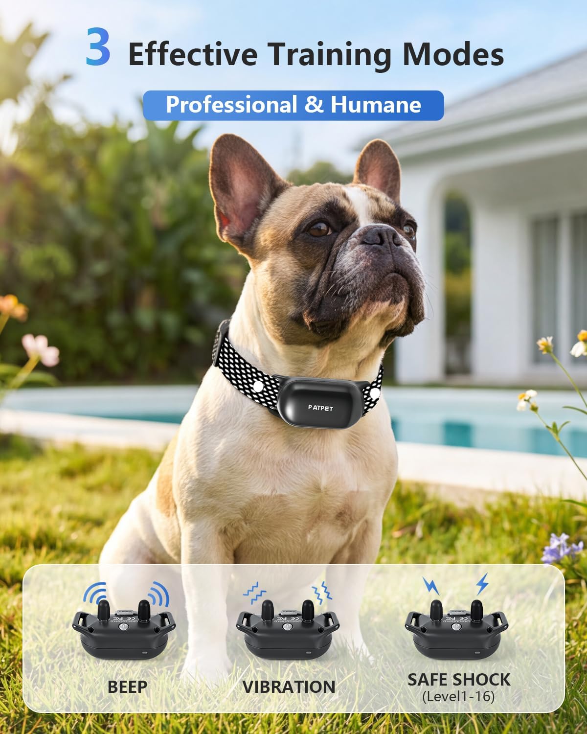 Dog Shock Collar with Remote Control - 4000FT Safe Training Collar