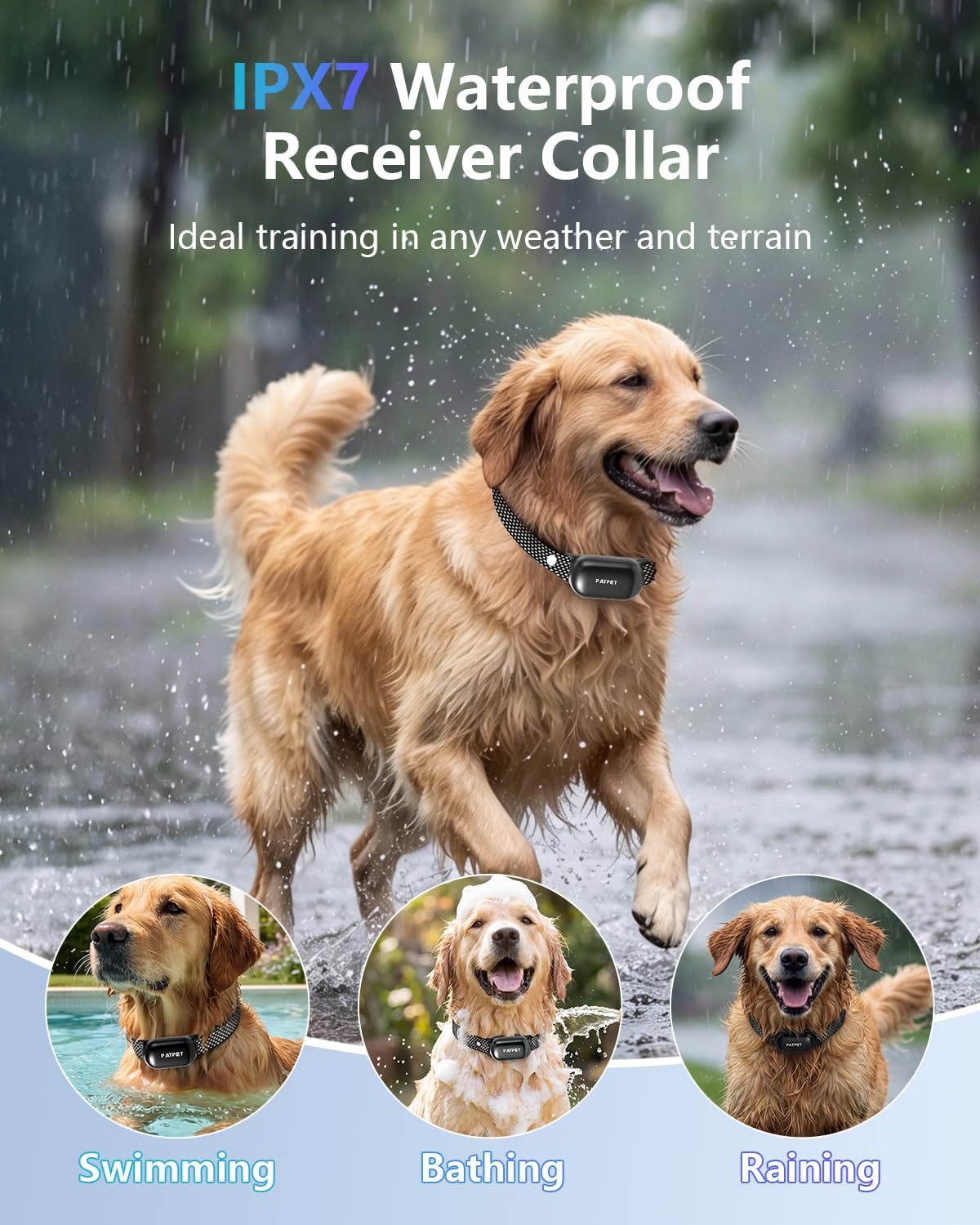 Dog Shock Collar with Remote Control - 4000FT Safe Training Collar