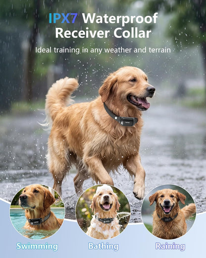 Dog Shock Collar with Remote Control - 4000FT Safe Training Collar