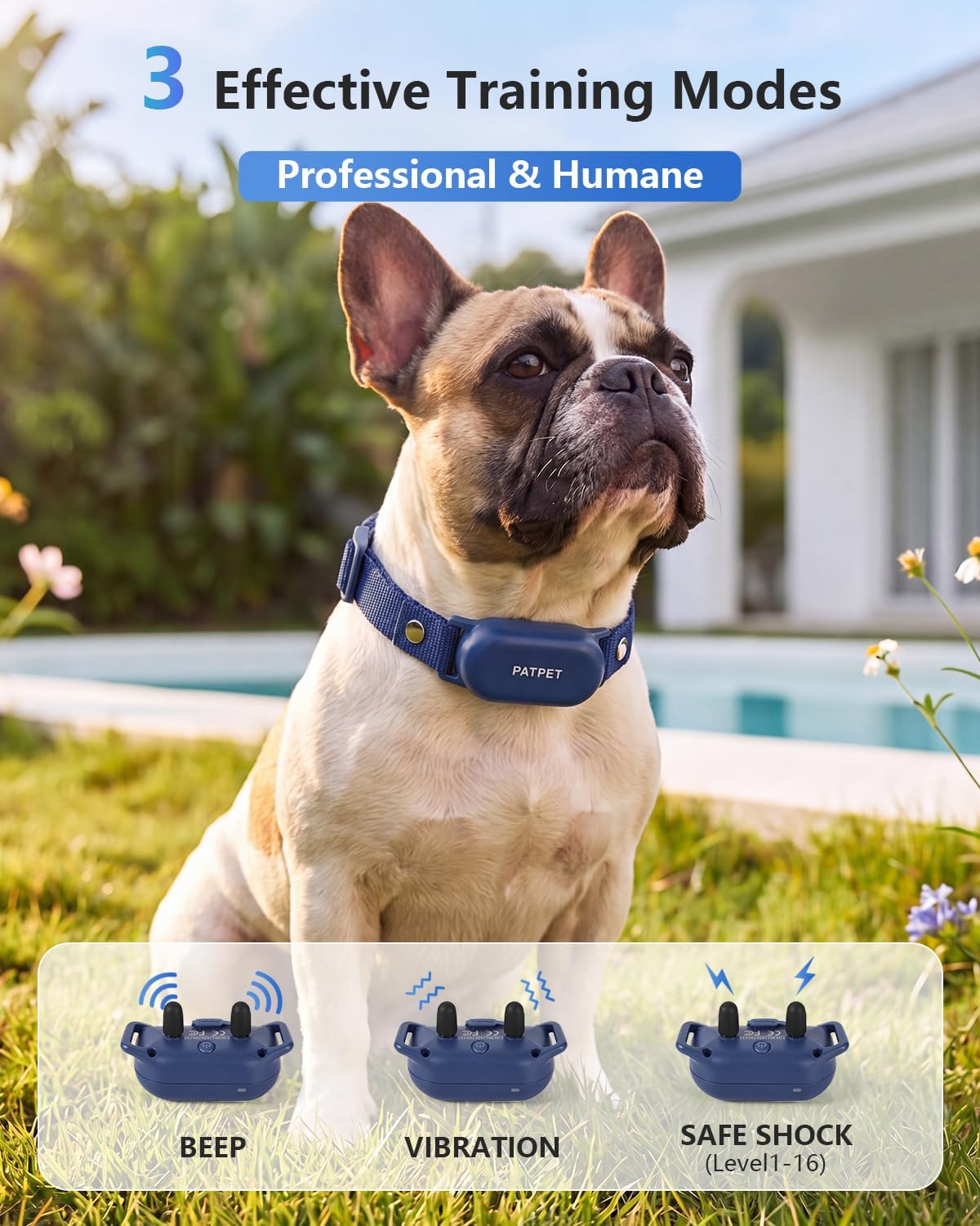 Dog Shock Collar with Remote Control - 4000FT Safe Training Collar