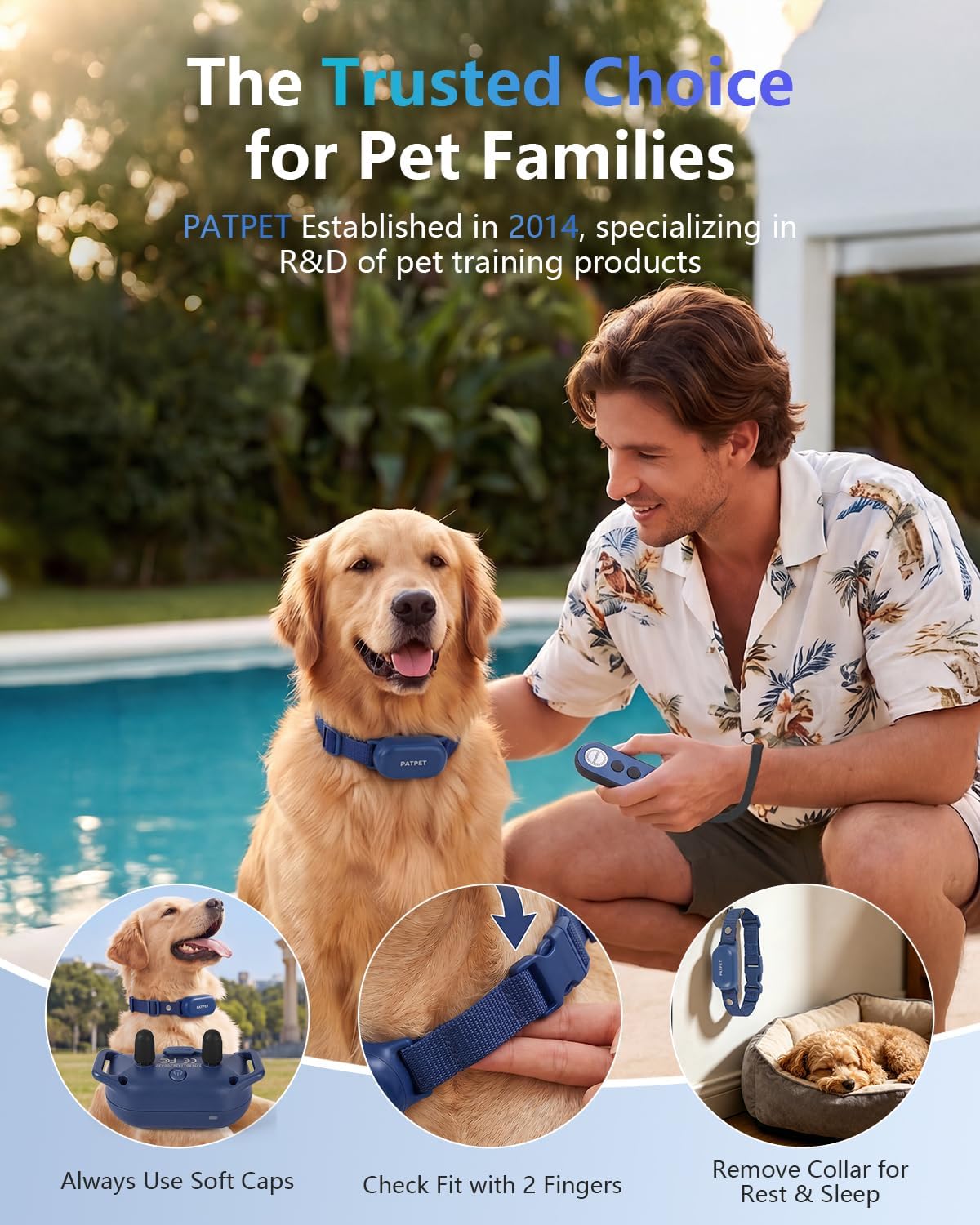 Dog Shock Collar with Remote Control - 4000FT Safe Training Collar