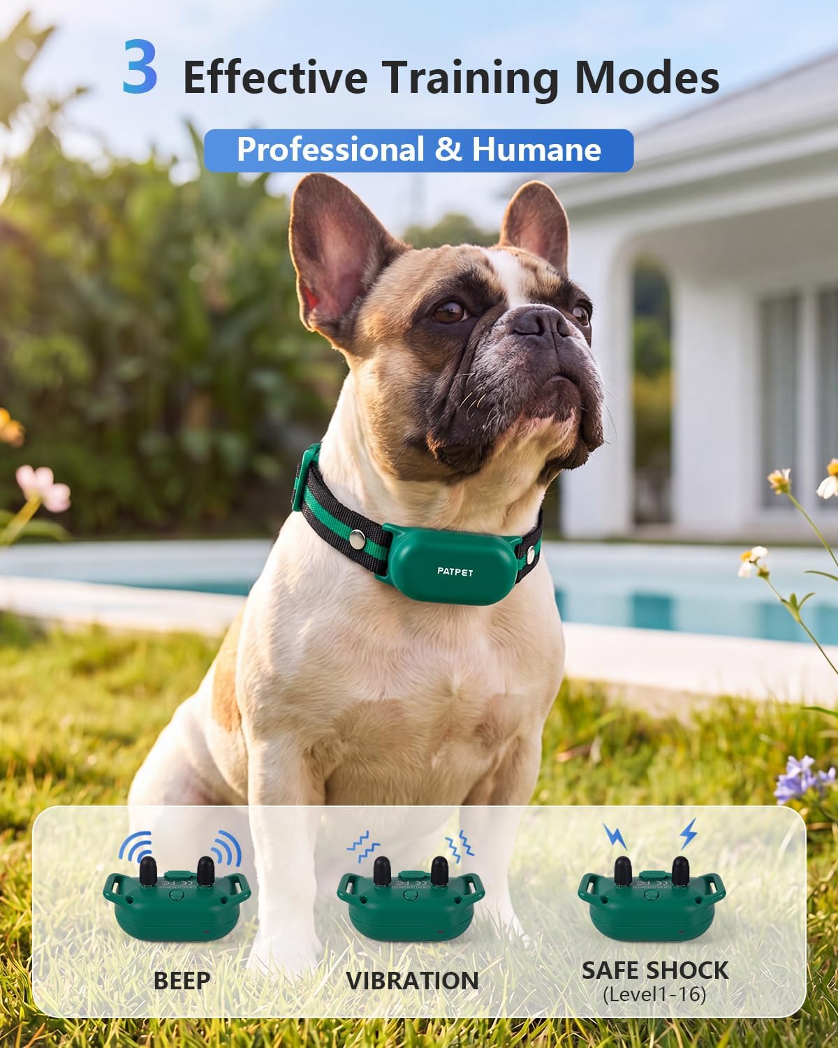 Dog Shock Collar with Remote Control - 4000FT Safe Training Collar