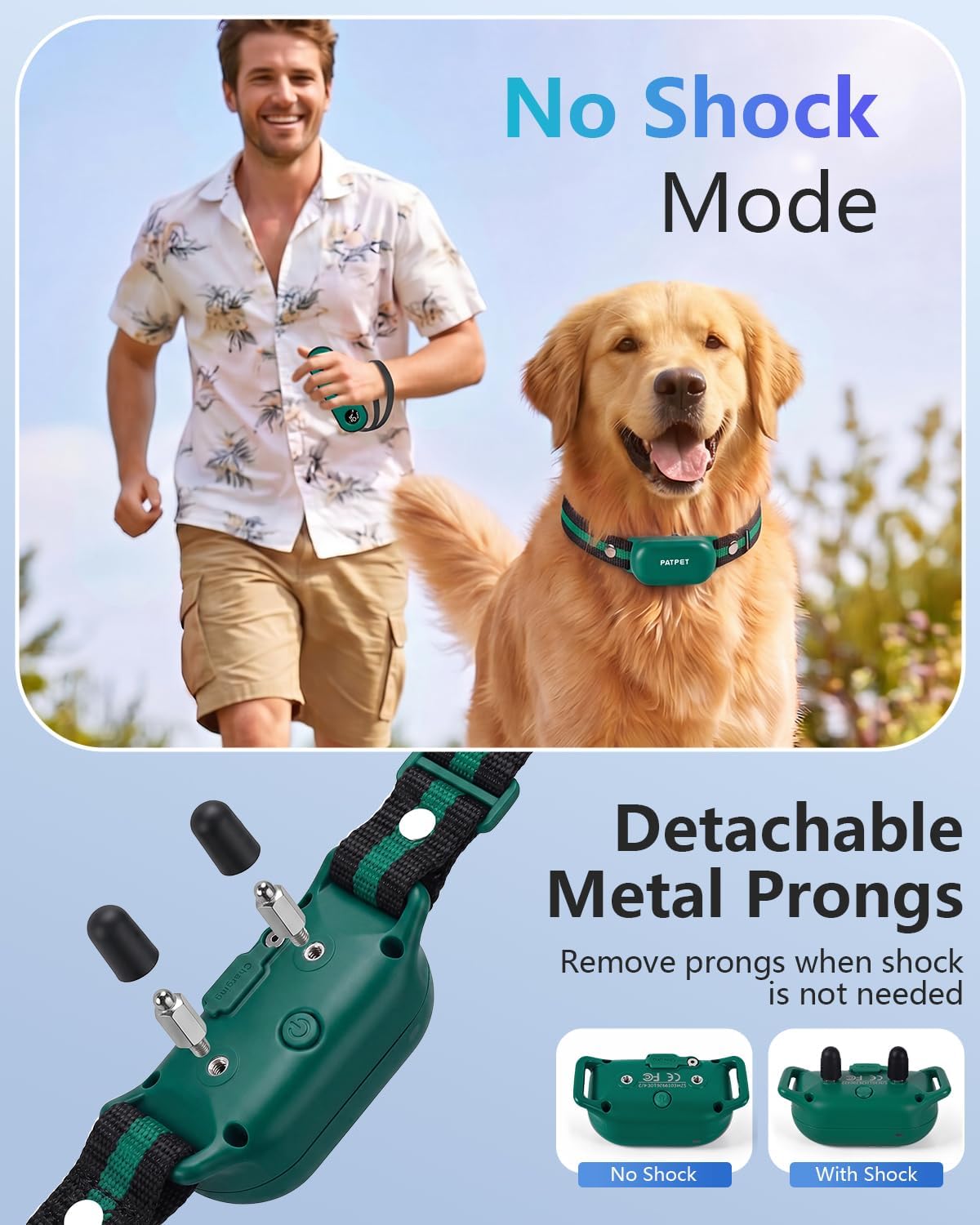 Dog Shock Collar with Remote Control - 4000FT Safe Training Collar
