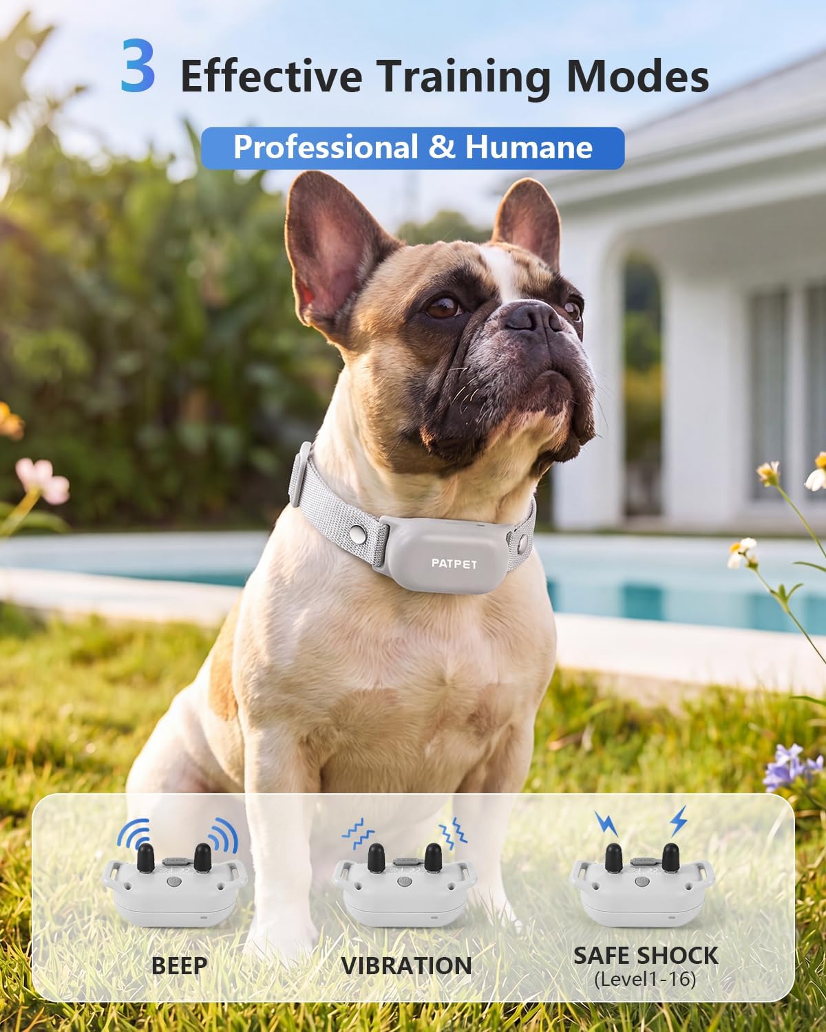 Dog Shock Collar with Remote Control - 4000FT Safe Training Collar